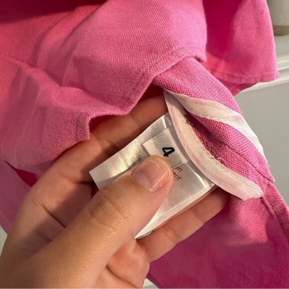 Rachel Comey Linen Pink Scoop Neck Tank 4 Small - Picture 14 of 16